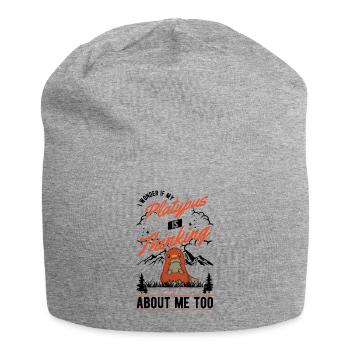 Ornithorynque disant ornithorynque - Bonnet en jersey - gris chiné - Devant