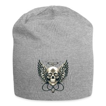 Guardian Embrace Skull Shirt NICU Mom's Hope and - Jersey Beanie - heather grey - Front