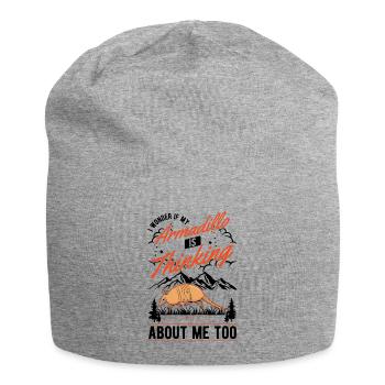 Tatou cadeau tatou - Bonnet en jersey - gris chiné - Devant