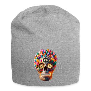 Fiesta Glow Skull T Shirt Albuquerque Ballon - Bonnet en jersey - gris chiné - Devant