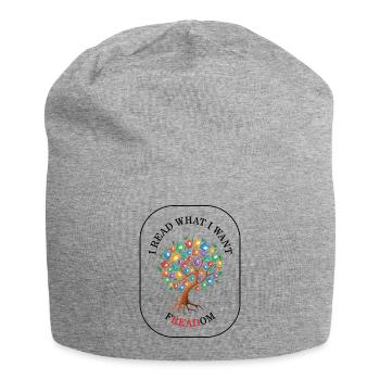 Chemise de bibliothécaire, j’ai lu ce que je veux Freadom Tee, - Bonnet en jersey - gris chiné - Devant