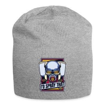 Ich würde das Auto Auto Spray Auto Auto Auto Spray - Jersey-Beanie - Grau meliert - Vorne