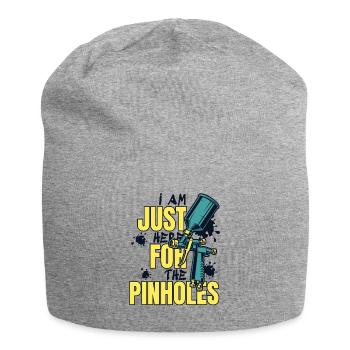 Juste ici pour les trous d'épingle, spray pour voiture automobile - Bonnet en jersey - gris chiné - Devant