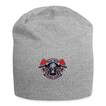 Real Men Paint Cars Vehicle Car Spray Automotive - Jersey Beanie - heather grey - Front