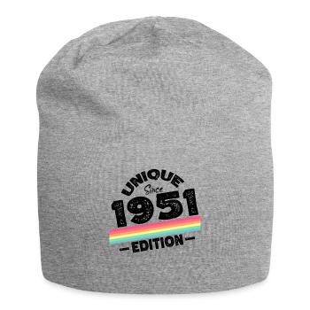 Unique Since 1951 Edition Birthday Vintage 1951 - Jersey Beanie - heather grey - Front