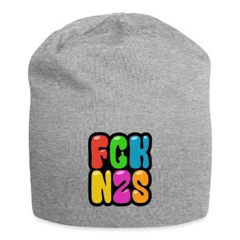 FCK NZS - Contre la droite - Plus jamais ça c’est maintenant - Bonnet en jersey - gris chiné - Devant