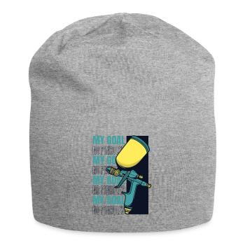 My Goal No Pinholes Vehicle Car Spray Automotive - Jersey Beanie - heather grey - Front