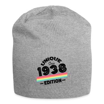 Unique since 1938 Edition Birthday Vintage 1938 - Jersey Beanie - heather grey - Front