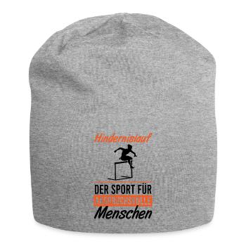 Parcours d’obstacles Elite - Seulement pour les meilleurs - Bonnet en jersey - gris chiné - Devant