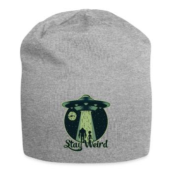 Stay Weird - OVNI, Alien - Bonnet en jersey - gris chiné - Devant