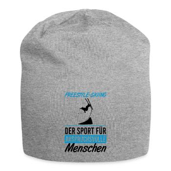 Freestyle-skiing – pure sport art - Jersey Beanie - heather grey - Front