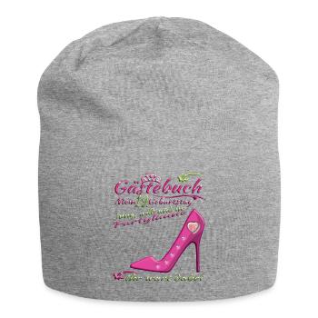 Livre d’or 19e anniversaire homme et femme - Bonnet en jersey - gris chiné - Devant