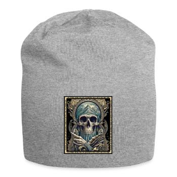 Geist der Berge Wandern Mysteriös Unheimlich - Jersey-Beanie - Grau meliert - Vorne