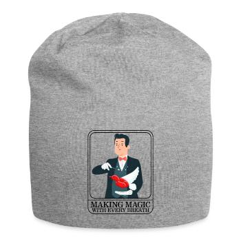 Chemise de modelage de ballon, faire de la magie avec chaque - Bonnet en jersey - gris chiné - Devant