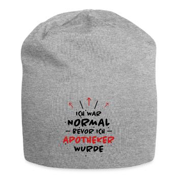 Apotheker Spruch Beruf Lustiges Apotheker Geschenk - Jersey-Beanie - Grau meliert - Vorne