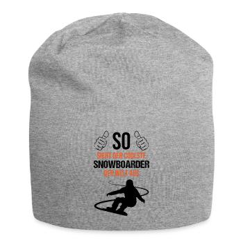 Top Snowboarders – World's Best - Jersey Beanie - heather grey - Front