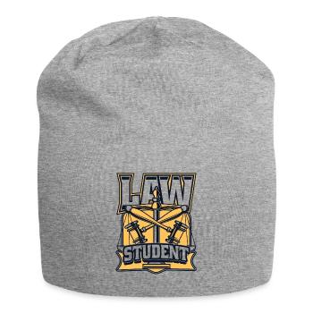 Faculté de droit, Université, Études juridiques, Étudiants en droit - Bonnet en jersey - gris chiné - Devant