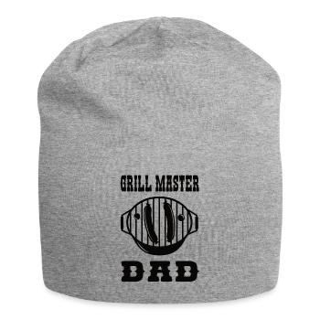 Grillmaster Papa BBQ Grill Griller Barbecue Fumoir - Bonnet en jersey - gris chiné - Devant