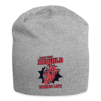 Leben, das die Lebensdauer des Motors wieder aufbaut Katheter öffnen - Jersey-Beanie - Grau meliert - Vorne