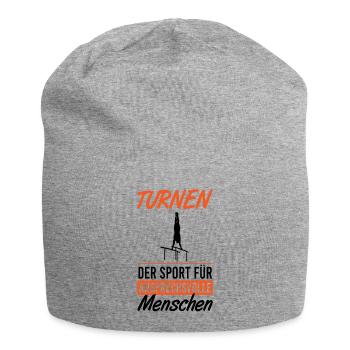 L’élégance sophistiquée de la gymnastique - Bonnet en jersey - gris chiné - Devant