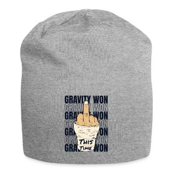 Gravity Won Bras cassé Jambe Os cassé Chirurgien - Bonnet en jersey - gris chiné - Devant
