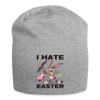 Ich HASSE Ostern! - Jersey-Beanie - Grau meliert - Vorne