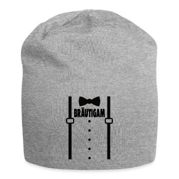 Junggesellenabschied Polterabend Team Bräutigam - Jersey-Beanie - Grau meliert - Vorne