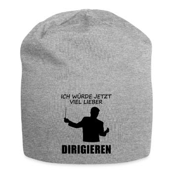 Je préfère de loin conduire maintenant - Cadeau - Bonnet en jersey - gris chiné - Devant