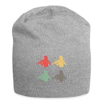 Ensemble de violonistes colorés Harmony - Bonnet en jersey - gris chiné - Devant
