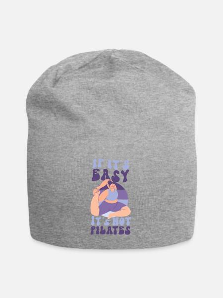Pilates Instructor Teacher If It's - Jersey-Beanie - Grau meliert