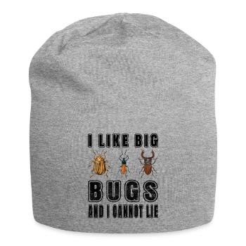 I like big bugs and i cannot lie - Jersey-Beanie - Grau meliert - Vorne