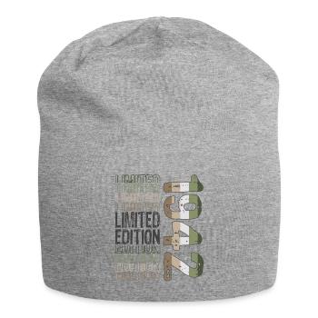 Limited Edition seit 1942 Geburtstag Vintage 1942 - Jersey-Beanie - Grau meliert - Vorne