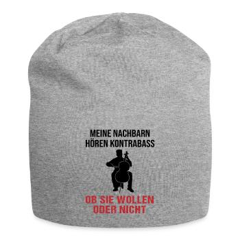 Neighborhood Bass Concert Guaranteed - Jersey Beanie - heather grey - Front