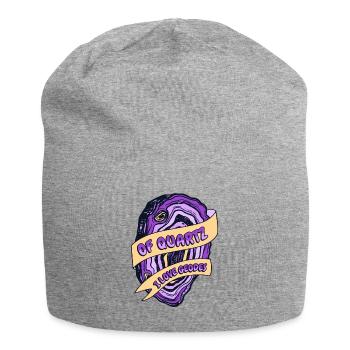 Of Quartz I Love Geodes Geologist Mineral - Jersey Beanie - heather grey - Front