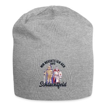 Mir reichts ich geh aufs Schlachtfeld LARPing - Jersey-Beanie - Grau meliert - Vorne