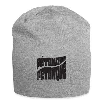 Boules de pétanque pour pétanque, pétanque et pétanque - Bonnet en jersey - gris chiné - Devant