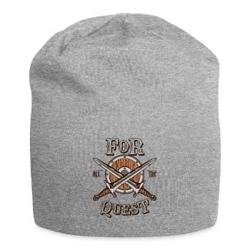 Für alle The Quest LARPing Armor Weapons Charakter - Jersey-Beanie - Grau meliert - Vorne