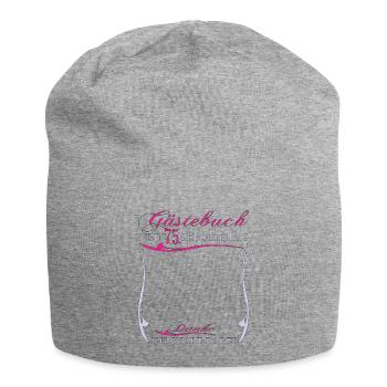 75e anniversaire homme et femme livre d’or - Bonnet en jersey - gris chiné - Devant