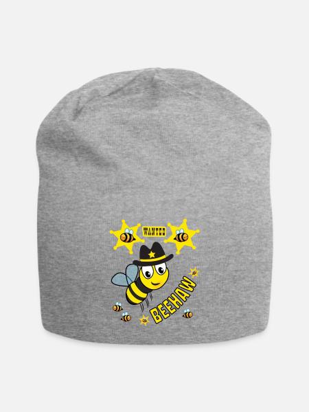 BIENEN-SHERIFF BEEHAW WESTLICHE KINDER - Jersey-Beanie - Grau meliert