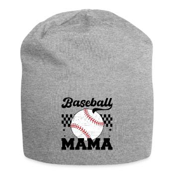 Baseball Mama Maman en détresse pour la fête des mères - Bonnet en jersey - gris chiné - Devant