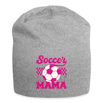 Football Maman Détresse Fête des Mères Maman - Bonnet en jersey - gris chiné - Devant