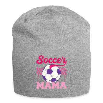 Football Maman Détresse Fête des Mères Maman - Bonnet en jersey - gris chiné - Devant