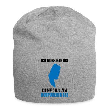 Cospudener Voir la Devise de la Vie - Bonnet en jersey - gris chiné - Devant