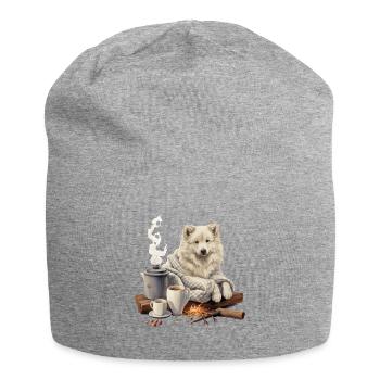 Eskimo Dog Cottagecore Fireside Coziness Hommes - Bonnet en jersey - gris chiné - Devant