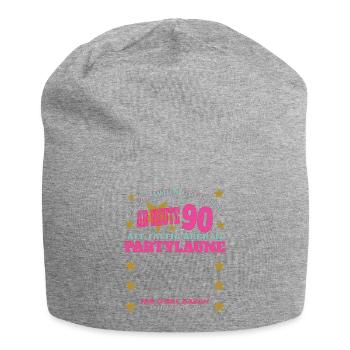Livre d’or homme et femme 90e anniversaire - Bonnet en jersey - gris chiné - Devant