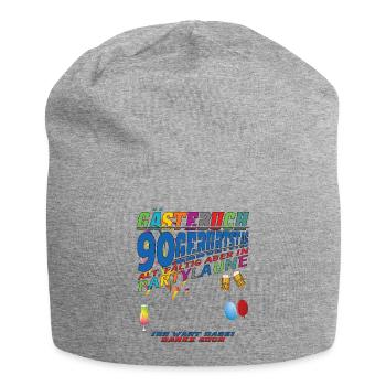 Livre d’or homme et femme 90e anniversaire - Bonnet en jersey - gris chiné - Devant