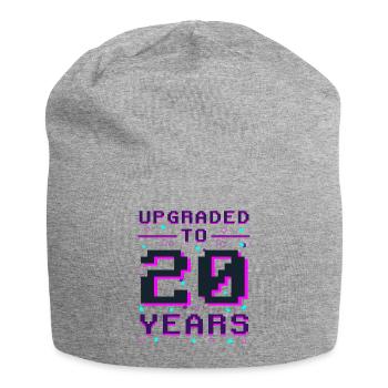 Zwei Dekaden Gamer: Retro Held 20 - Jersey-Beanie - Grau meliert - Vorne