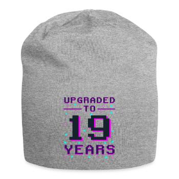 Gamer Year 19: Retro Game Master - Jersey Beanie - heather grey - Front