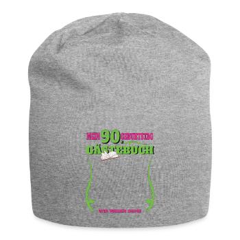 Livre d’or homme et femme 90e anniversaire - Bonnet en jersey - gris chiné - Devant
