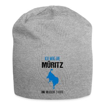 Müritz & 3 Freunde - Mehr braucht's nicht! - Jersey-Beanie - Grau meliert - Vorne